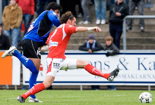 Arthur Sorin, Kalmar blir jagad av Emra Tahirovic, Halmstad