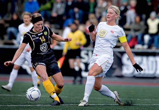 Malin Nyqvist, Hammarby och Nilla Fischer, Malmö
