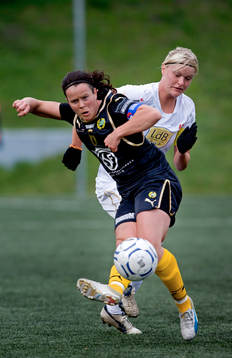 Jennie Jonsson, Hammarby och Nilla Fischer, Malmö