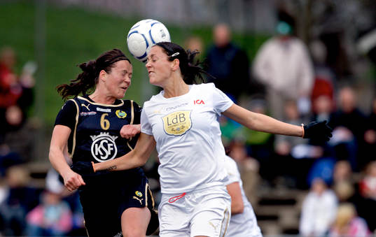 Jennie Jonsson, Hammarby och Therese Sjögran, Malmö