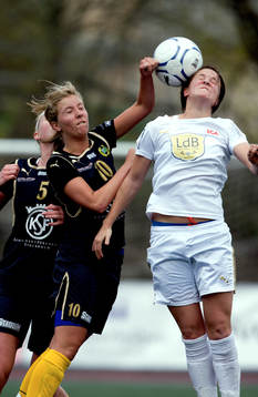Louise Fors, Hammarby och Nanna Johansen, Malmö