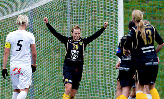 Annica Svensson, Hammarby gjorde årets första mål på