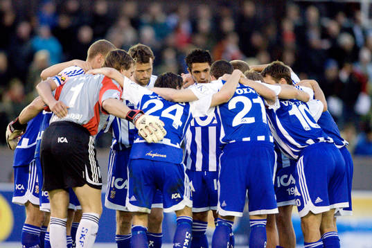 Samling innan avspark