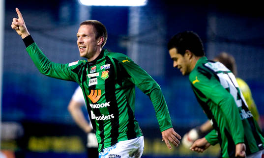 Mattias Östberg, GAIS, jubel