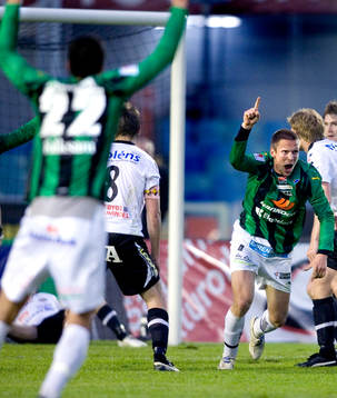 Mattias Östberg, GAIS, jubel
