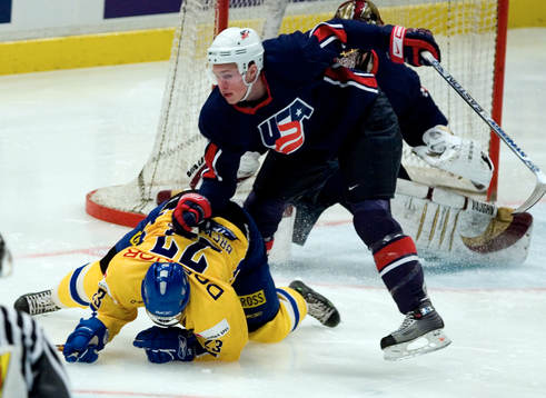 Fredrik Bremberg, Sverige och Erik Johnson, USA