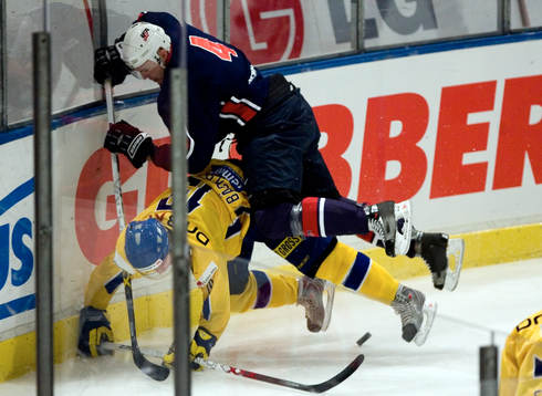 Nicklas Bäckström, Sverige och Andrew Alberts, USA