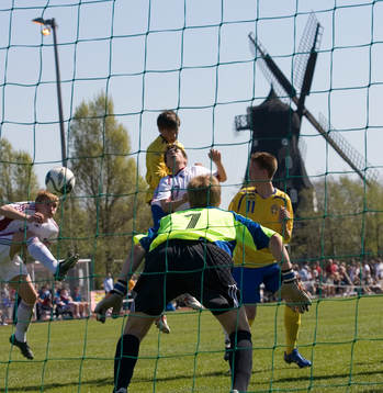 Målvakt, mål, nät, genre