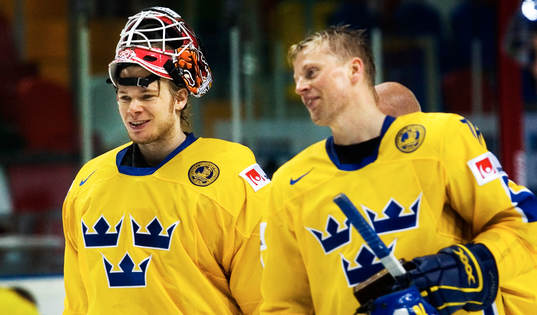 Johan Davidsson och Johan Backlund, målvakt