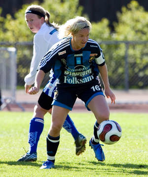 Sara Larsson, Linköping och Victoria Svensson, Djurgården