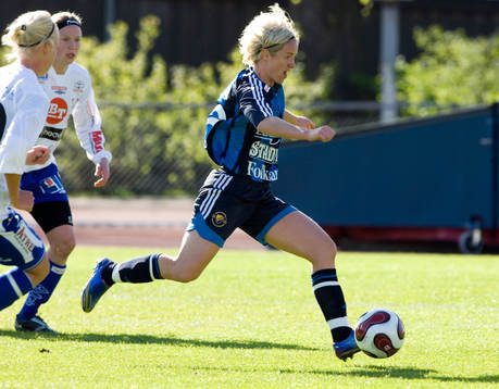 Sara Larsson, Linköping och Victoria Svensson, Djurgården