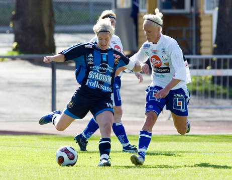 Victoria Svensson, Djurgården och Caroline Seger,