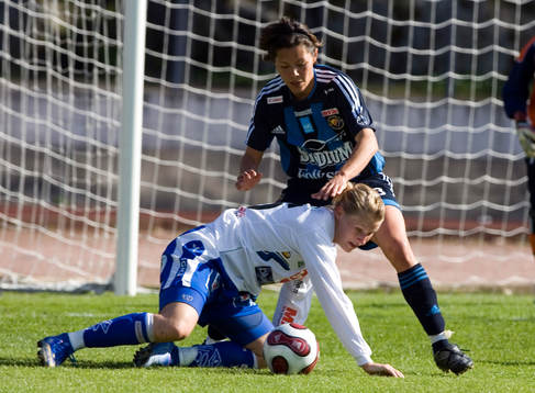 Maria Aronsson, Linköping och Jane Törnqvist, Djurgården