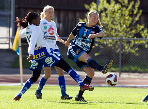 Maureen Mmadu, Josefine Öqvist, Linlöping och Emma Lundh,