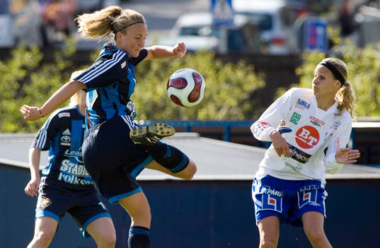 Fotboll, Dam, Damallsvenskan, Emma Lundh, Djurgården (2-1)