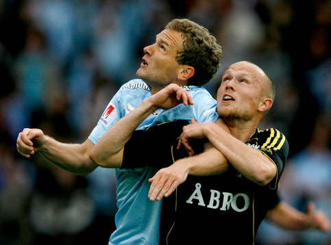 Jonathan Johansson, Malmö och Patrik Karlsson, AIK