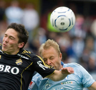 Nickduell.  Miran Burgic och Anders Andersson