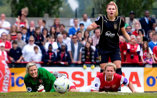 Emma Byrne, målvakt, Jayne Ludlow, Arsenal, Ramona