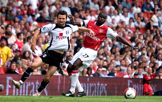 Tomasz Radzinski, Fulham, Emmanuel Eboue, Arsenal