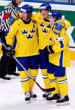 Fredrik Warg, Jörgen Jönsson och Tobias Enström