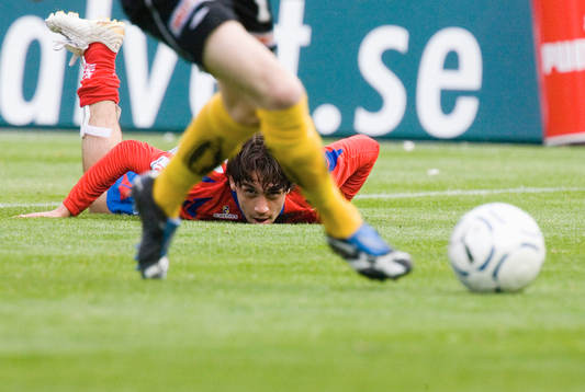 Tungt fall för HIF, Babis Stefanidis