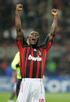 Clarence Seedorf, Milan, jubel