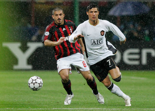 Gennaro Ivan Gattuso och Cristiano Ronaldo