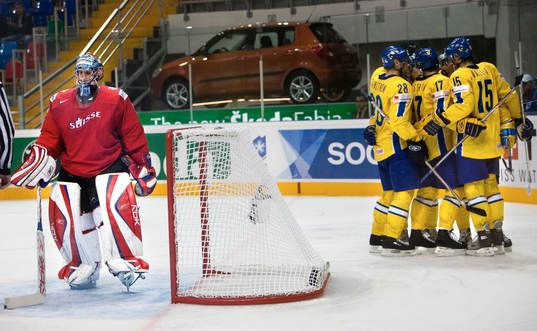 6-0 Rickard Wallin, David Aebischer, målvakt