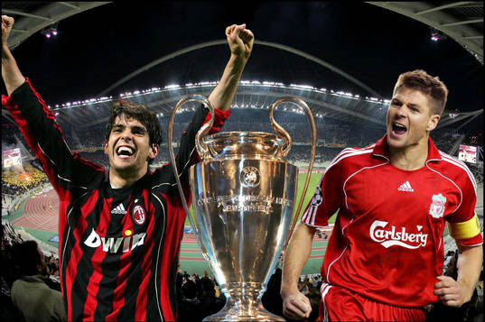 Fotboll, Champions League, Montage