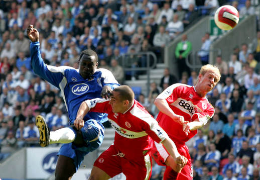 Emile Heskey, Wigan och Middlesbrough, målvakt, Mark