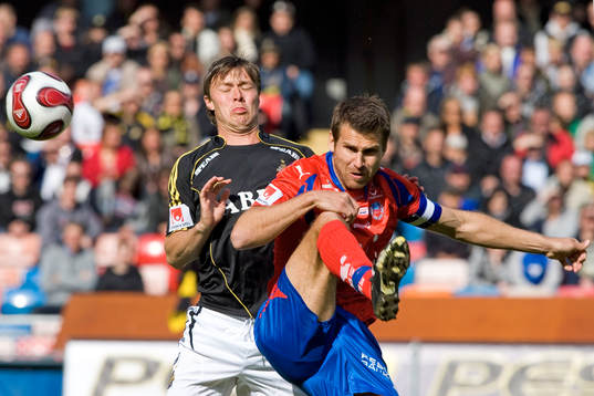 Niklas Sandberg, AIK och Andreas Jakobsson, Helsingborg