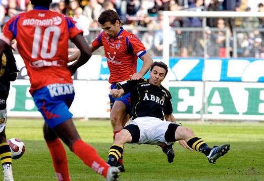 Andreas Jakobsson, Helsingborg och  Daniel Mendes, AIK