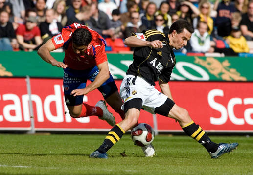 Samir Belouta, Helsingborg och Daniel Mendes, AIK