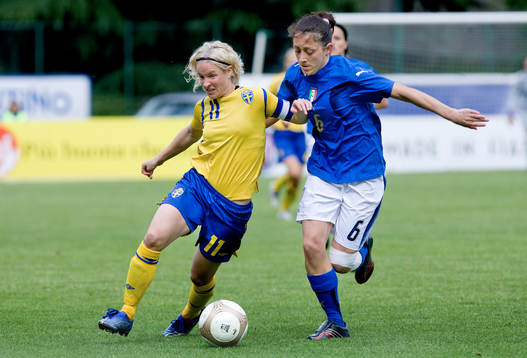 Victoria Svensson, Sverige och Giulia Perelli, Italien