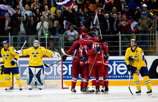 Erik Ersberg, målvakt, Martin Thörnberg och Alexander