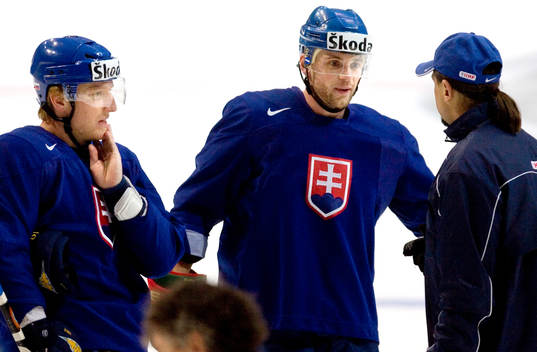 Marian Hossa och Marian Gaborik