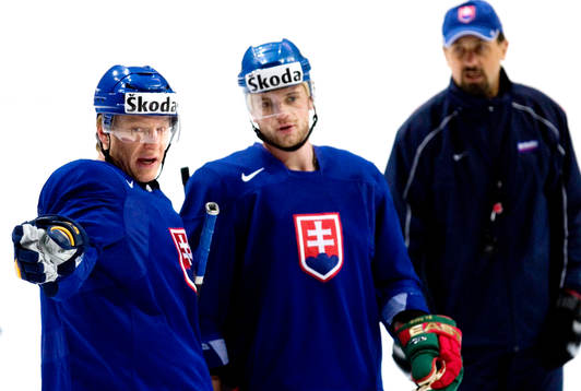 Marian Hossa och Marian Gaborik