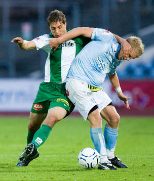Planens suverän Sebastian Eguren trycker till Joakim