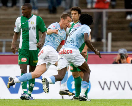 1-0 Daniel Andersson, Malmö, jubel