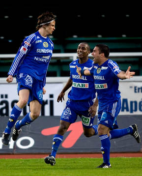 Linus Hallenius, Kalle Ljungberg, Sundsvall, Arash Bayat,