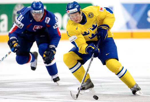 Anton Strålman och Marian Hossa