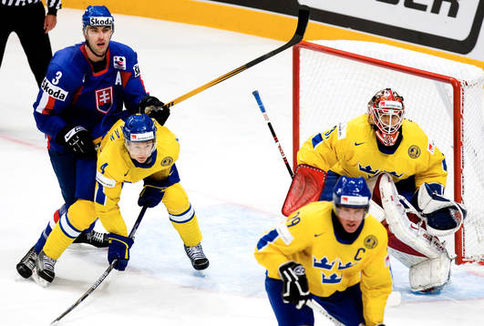 Johan Backlund, målvakt, Anton Strålman, Kenny Jönsson