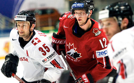 Sandy Jeannin och Eric Staal