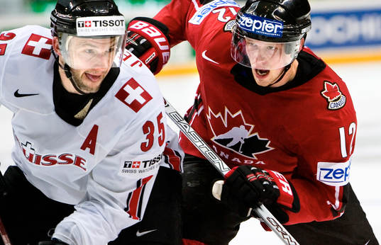 Sandy Jeannin och Eric Staal