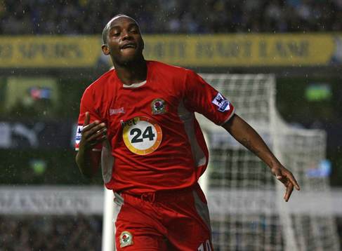 Benni McCarthy, Blackburn, jubel