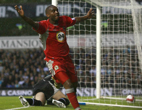 Benni McCarthy, Blackburn, jubel