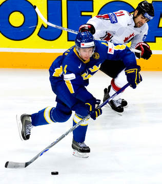 Anton Strålman och Jamal Mayers
