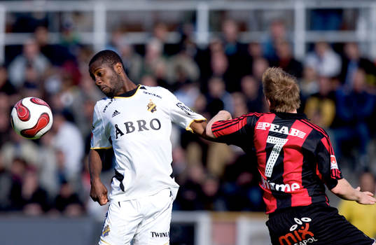 Dulee Johnson, AIK och Joakim Hagernäs, BP