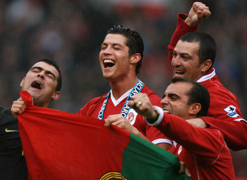 Fotboll, Premier League (Engelsk Liga), Manchester United v