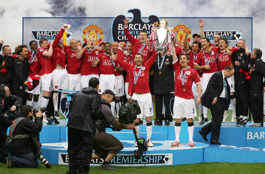 Fotboll, Premier League (Engelsk Liga), Manchester United v
